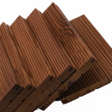 Bois de pin de haute qualité/carbonisé en profondeur de bois pour maison en bois
